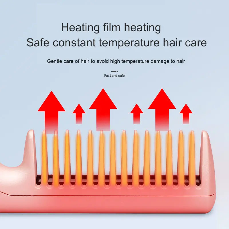Multifunctional USB Rechargeable Hair Straightener - GLR SHOPPING