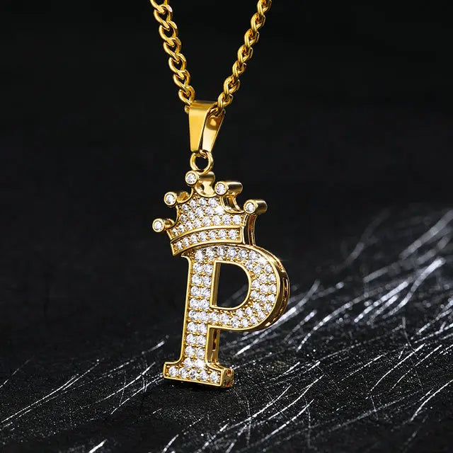 Zircon Alphabet Necklace - GLR SHOPPING