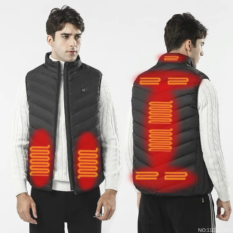 Camouflage Heating Vest - GLR SHOPPING
