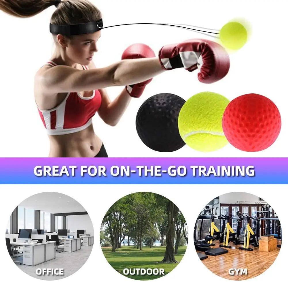 Boxing Reflex Speed Punch Ball - GLR SHOPPING