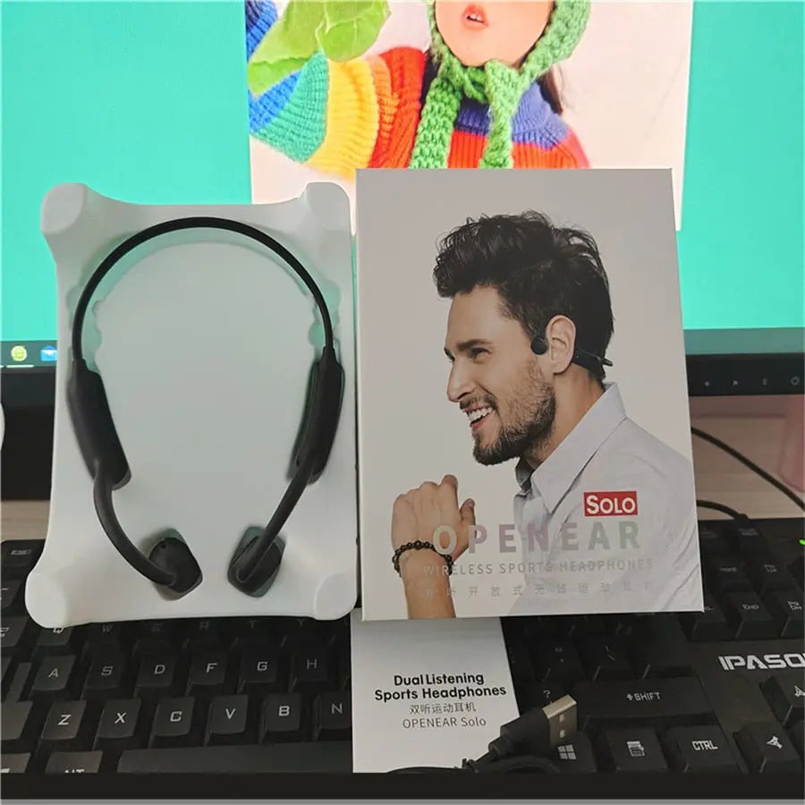 Bone Conduction Headphones Open Ear Audio Headset Waterproof - GLR SHOPPING