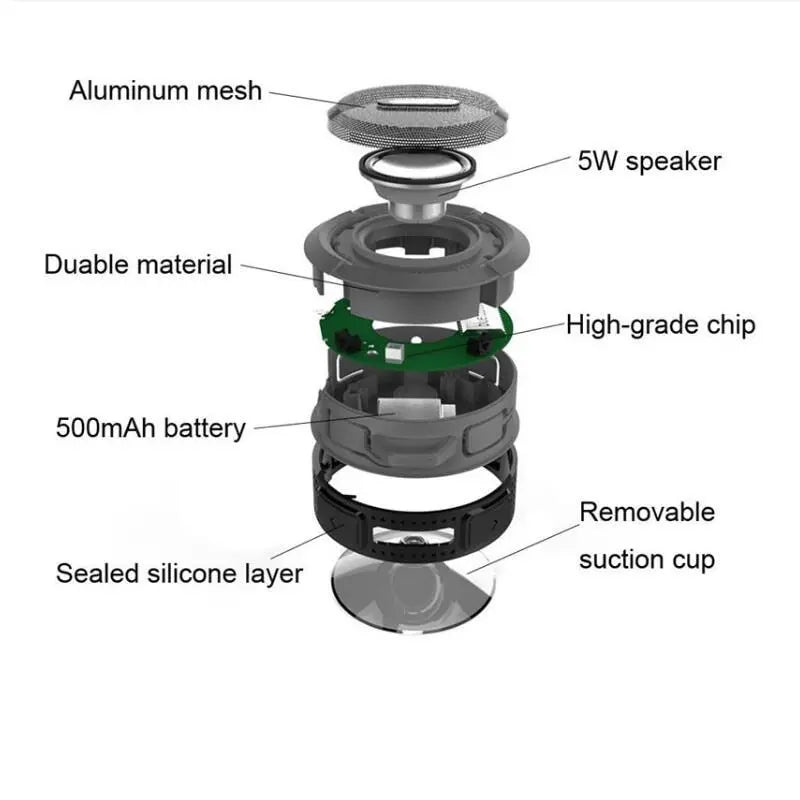 Waterproof Bluetooth Speaker - GLR SHOPPING