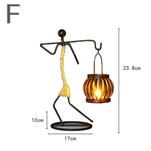 Little Man Candle Holder - GLR SHOPPING