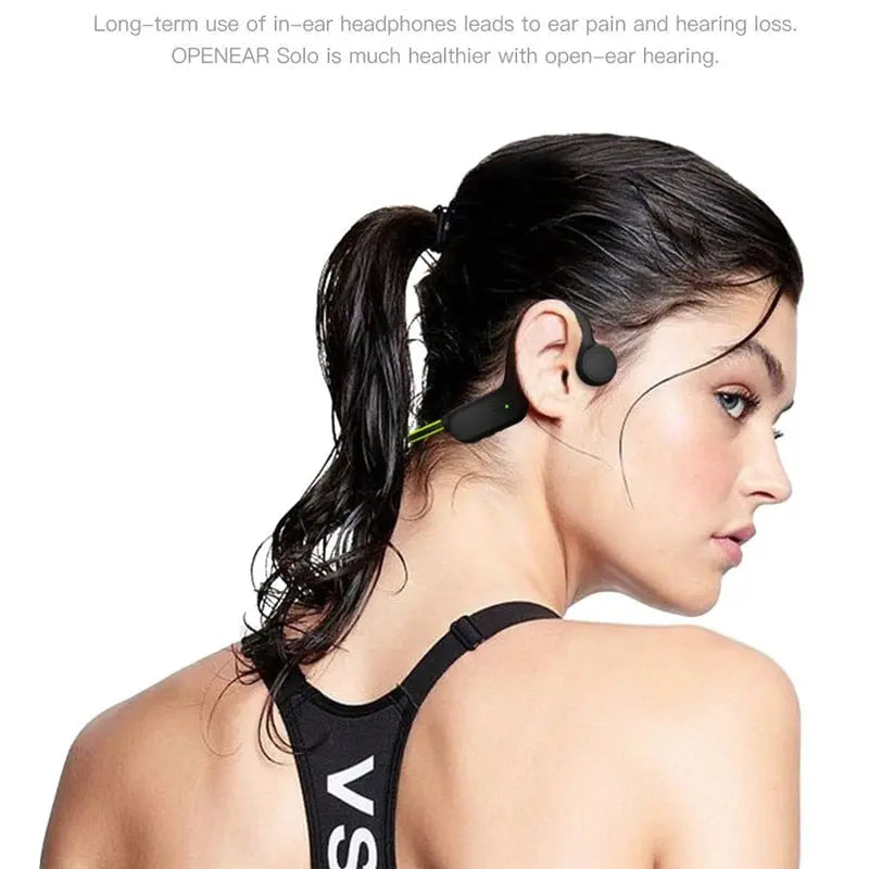 Bone Conduction Headphones Open Ear Audio Headset Waterproof - GLR SHOPPING