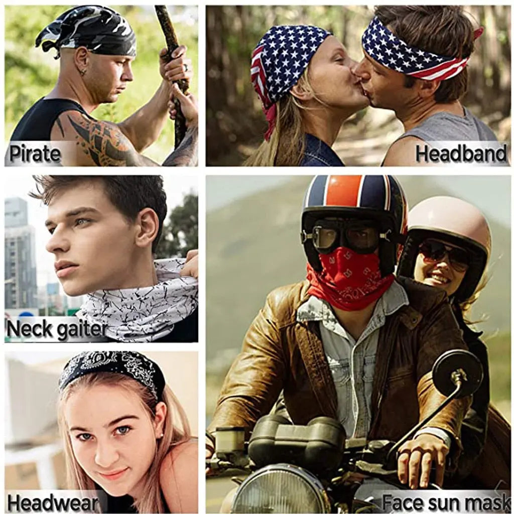 3d Seamless Neck Bandana Horror Demon Vampire Skull Facemask Mask Headband Headwear Headscarf Bicycle Zombie Scarf  Bandanas - GLR SHOPPING