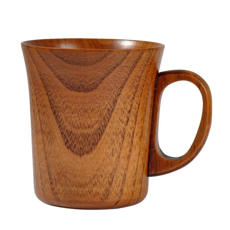 New Jujube Wood Cup Natural Spruce Wooden Cup Handmade Wooden Coffee Beer Mugs Wood Cup - GLR SHOPPING