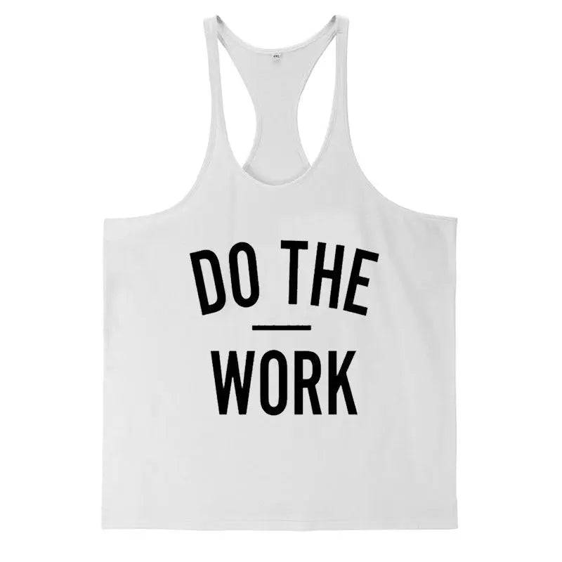 Men Muscle Gyms Workout Tank Tops Bodybuilding Y Back Sleeveless Vest Stringer Singlets Shirt Musclewear - GLR SHOPPING