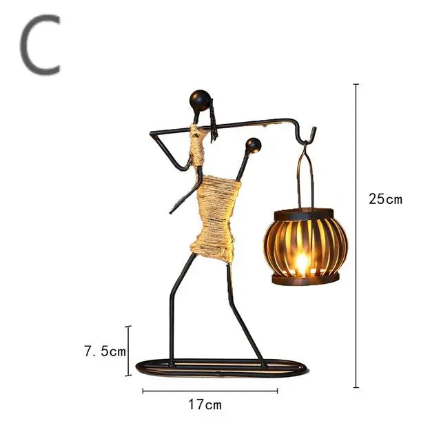 Little Man Candle Holder - GLR SHOPPING