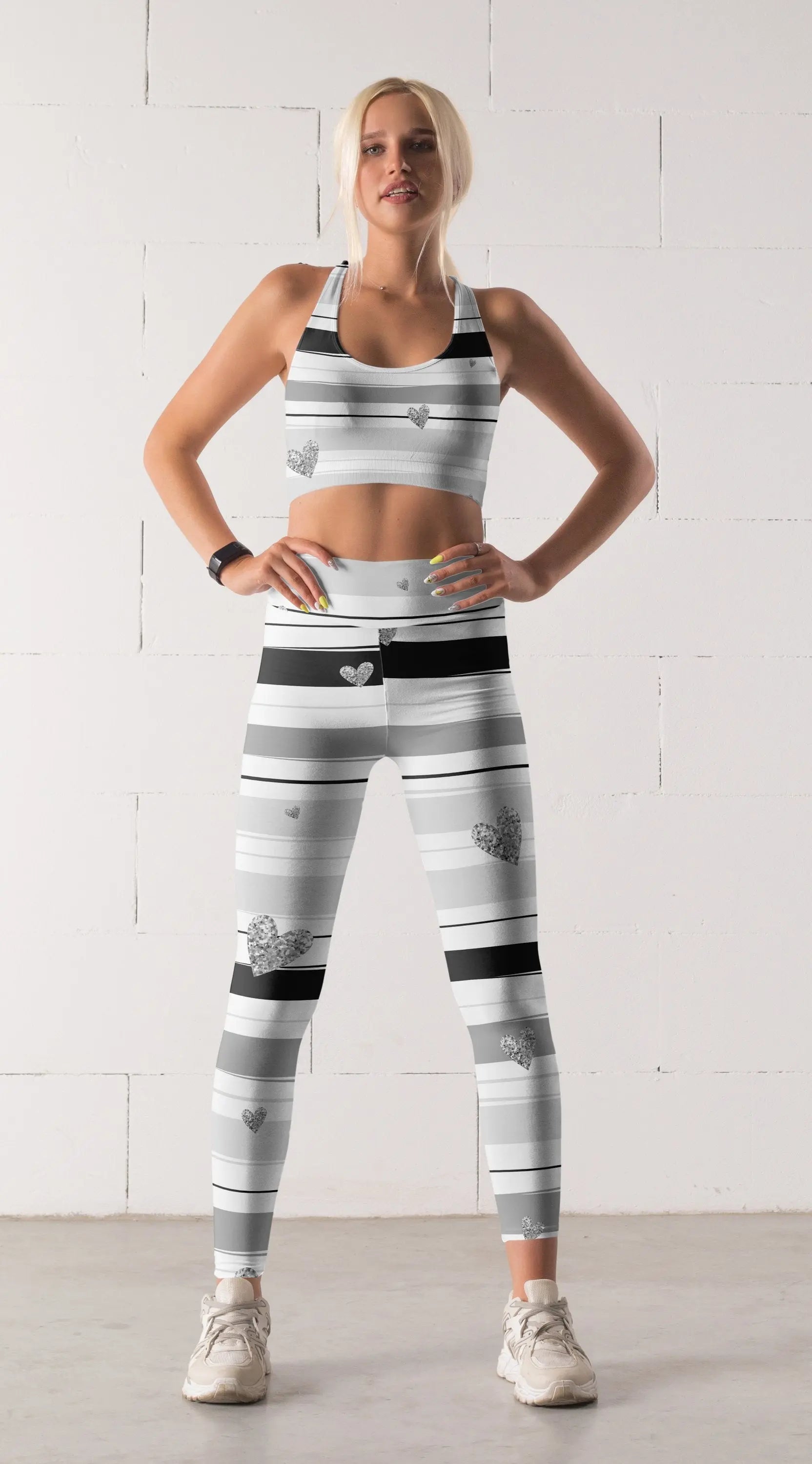 Julia Silver Fitness Set - GLR SHOPPING