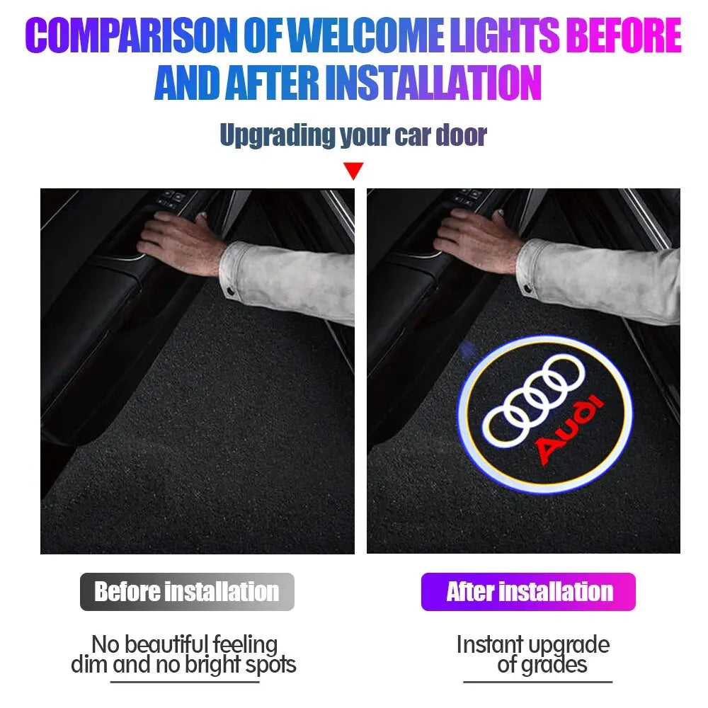 Car Door Welcome Light LED Projector - GLR SHOPPING