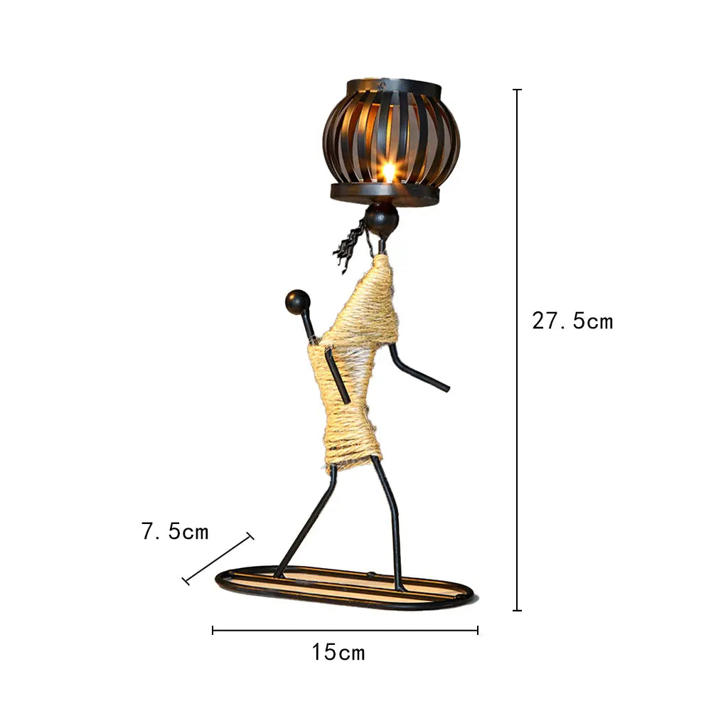 Little Man Candle Holder - GLR SHOPPING