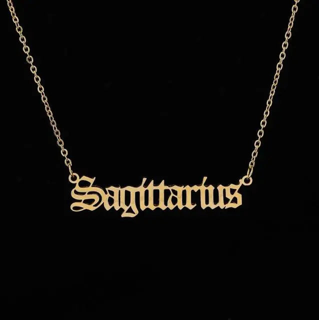 Star Sign Necklace - GLR SHOPPING
