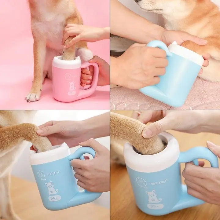 Portable Silicon Manual Dog Paw Cleaner Cup - GLR SHOPPING