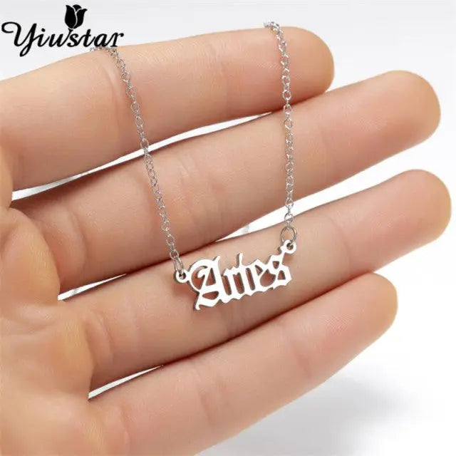 Star Sign Necklace - GLR SHOPPING