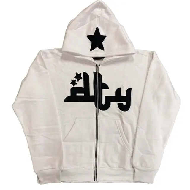 Zip Up Long Sleeve Unisex Hoodies - GLR SHOPPING