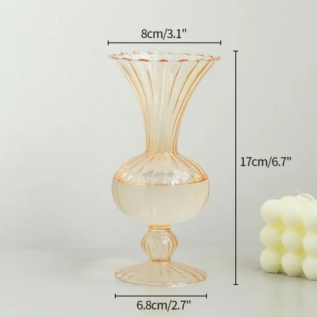 Transparent Flower Vase - GLR SHOPPING