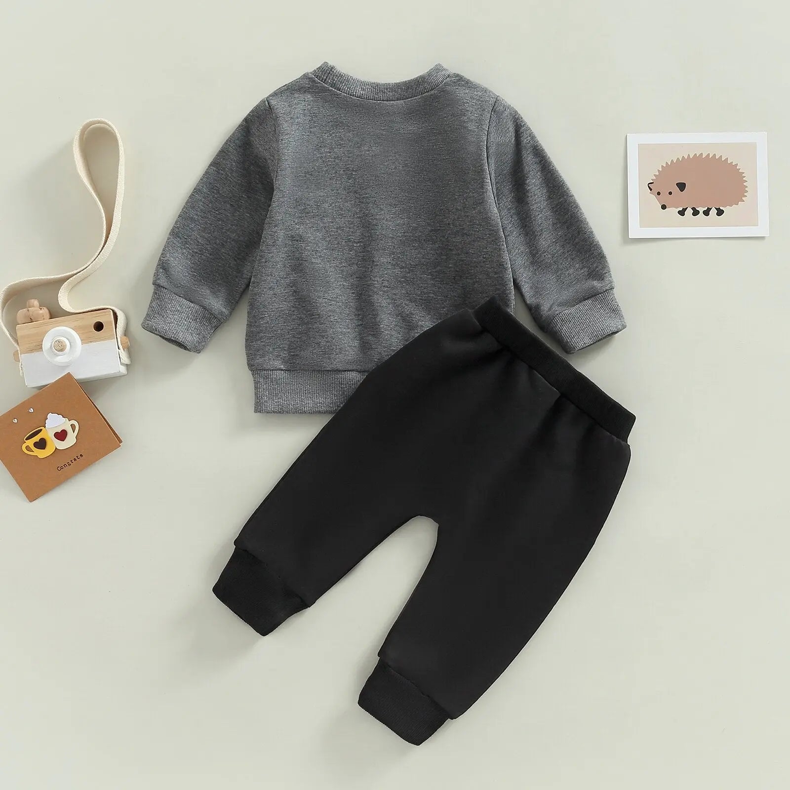 Cow Head Print Baby Boy Clothes Set - GLR SHOPPING