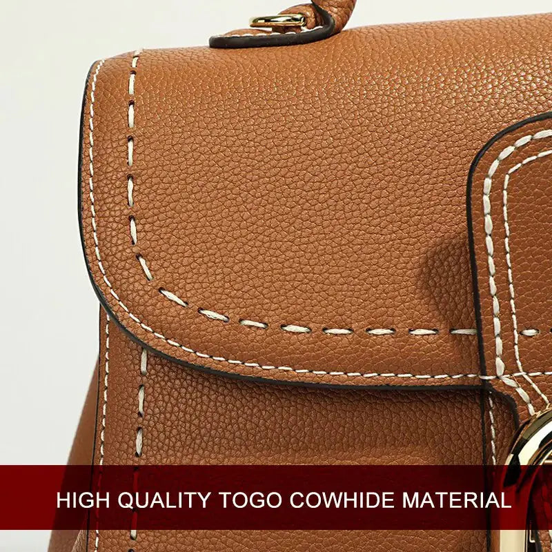 Togo Cowhide Women Handbag - GLR SHOPPING