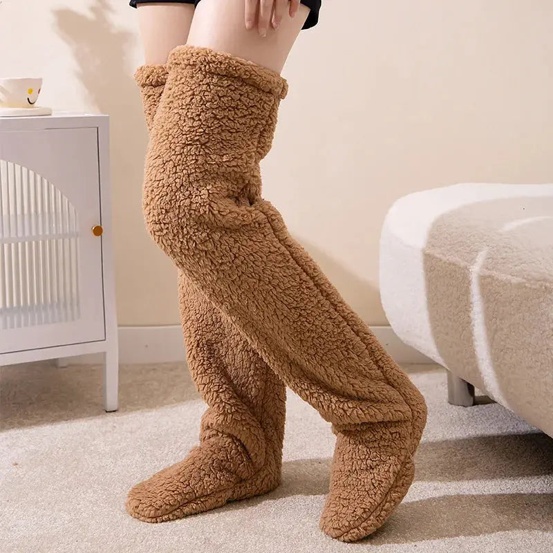 Winter Thigh High Socks - GLR SHOPPING
