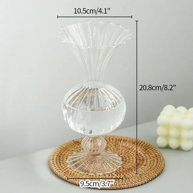 Transparent Flower Vase - GLR SHOPPING