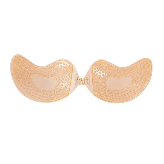 Sexy Sujetador Women's bra Invisible Push Up Bra Self-Adhesive Silicone Seamless Front Closure Sticky Backless Strapless Bra - GLR SHOPPING