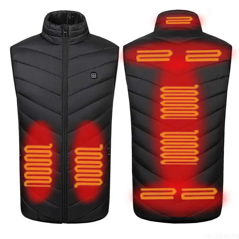 Camouflage Heating Vest - GLR SHOPPING