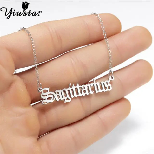Star Sign Necklace - GLR SHOPPING