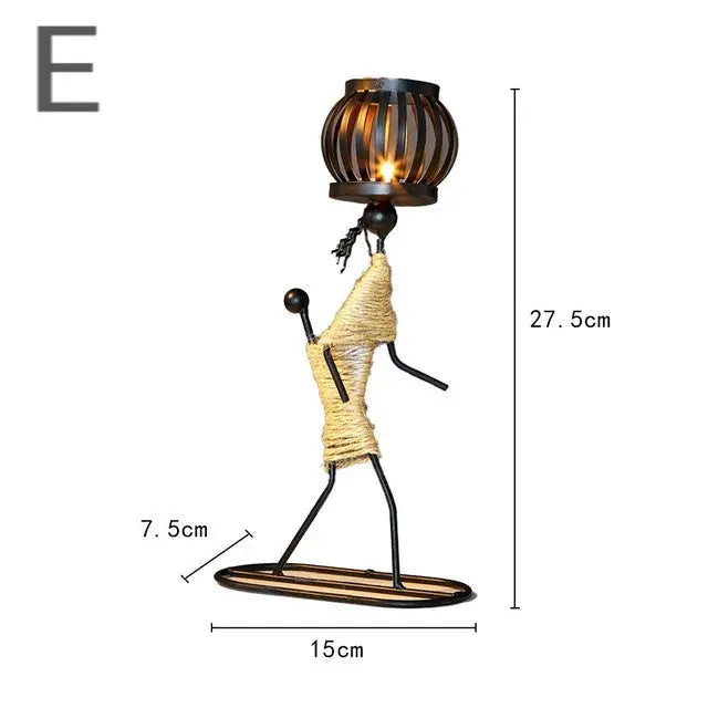 Little Man Candle Holder - GLR SHOPPING