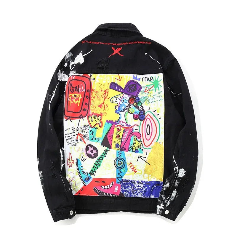 Picasos Soul Denim Jacket - GLR SHOPPING