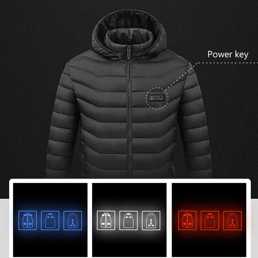 Unisex Winter Heating Jacket - GLR SHOPPING