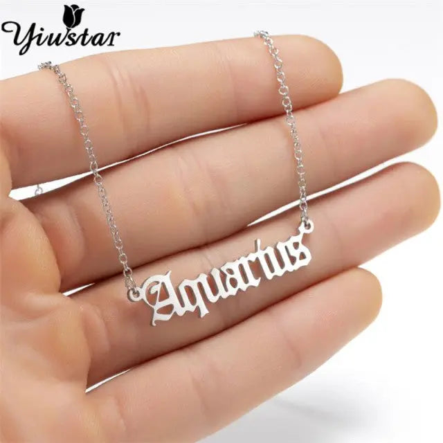 Star Sign Necklace - GLR SHOPPING
