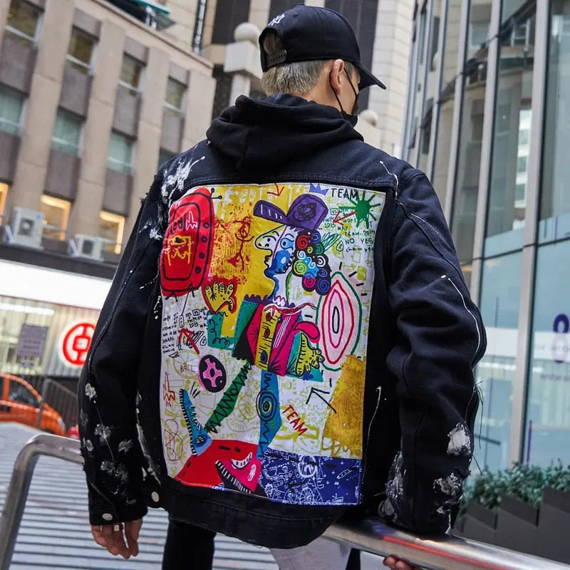 Picasos Soul Denim Jacket - GLR SHOPPING