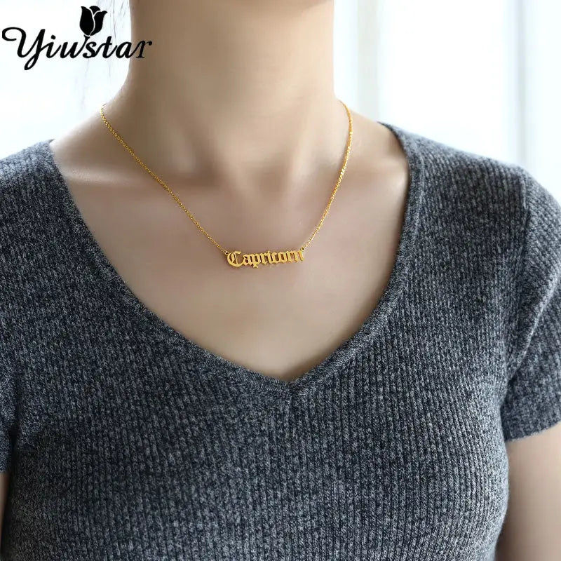Star Sign Necklace - GLR SHOPPING