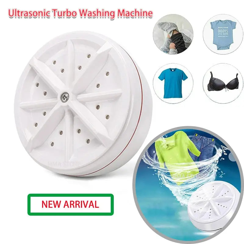 Cyclone Genie™  - #1 Portable Mini Ultrasonic Washing Machine - GLR SHOPPING