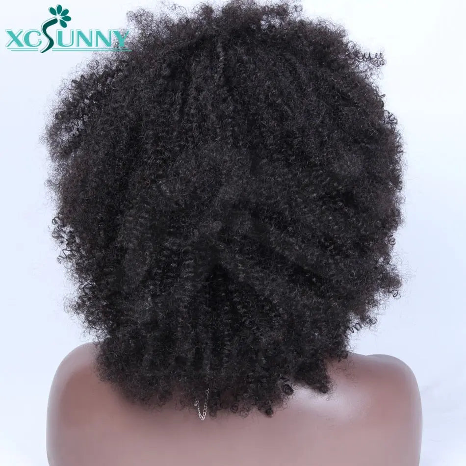 Curly Wig With Bangs - GLR SHOPPING