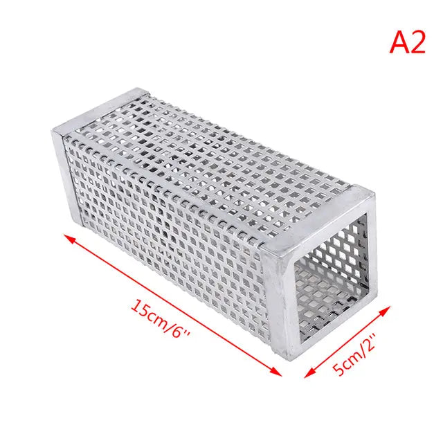 BBQ Stainless Steel  Perforated Mesh Smoker Tube - GLR SHOPPING