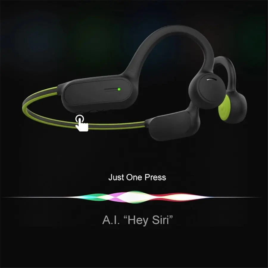 Bone Conduction Headphones Open Ear Audio Headset Waterproof - GLR SHOPPING
