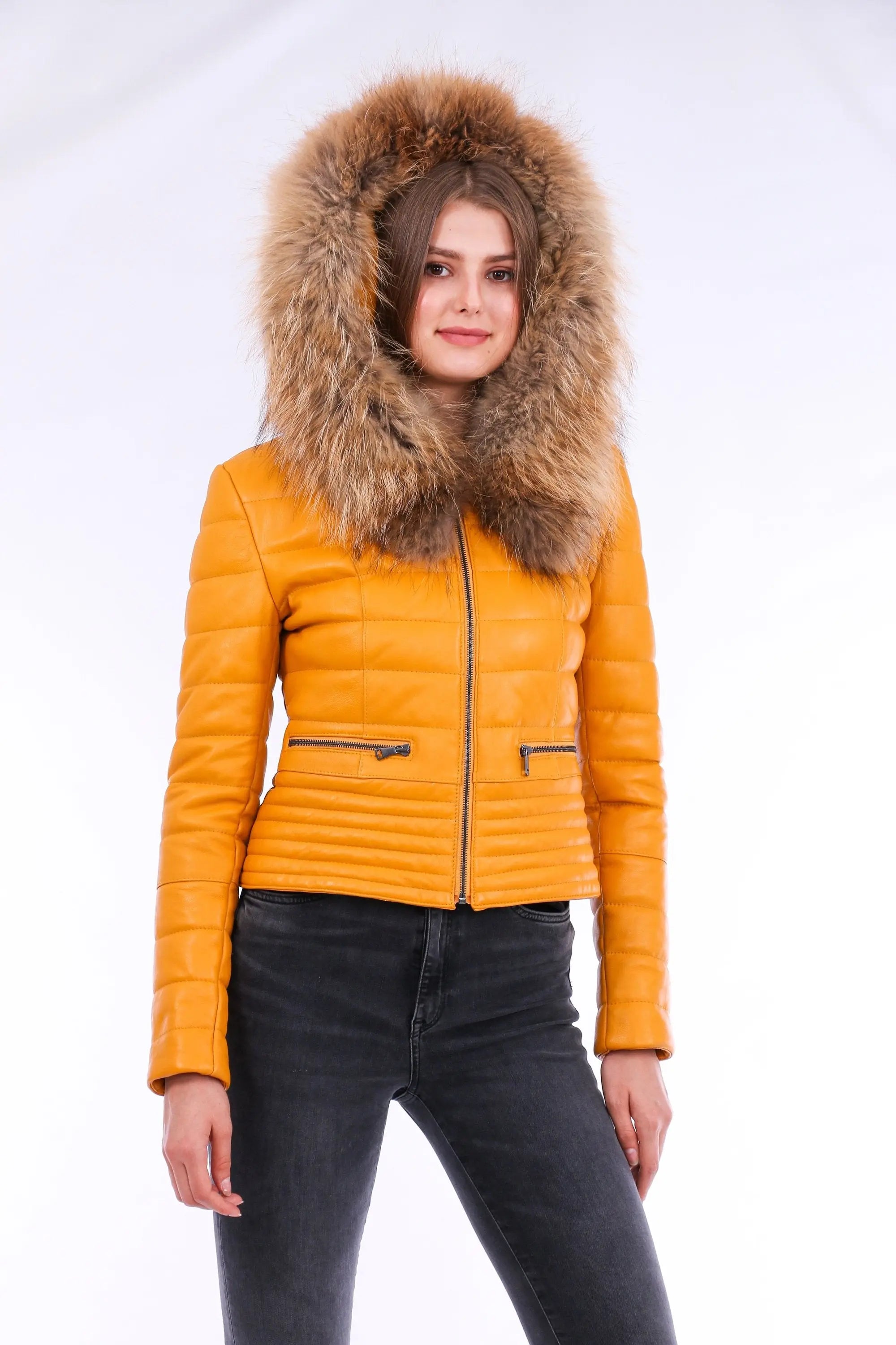 Anoraq Quilted Leather Jacket - GLR SHOPPING