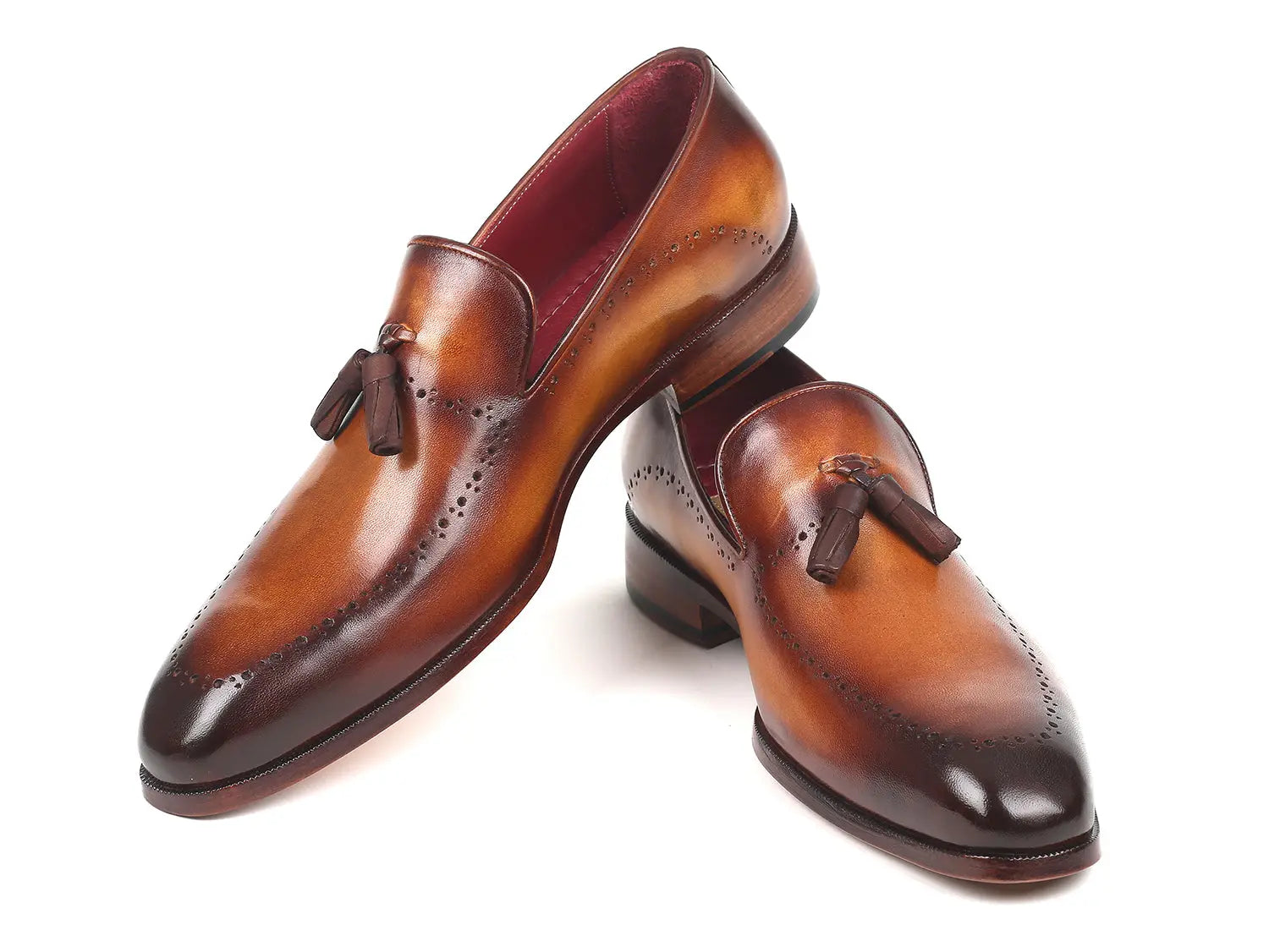 Paul Parkman Men's Tassel Loafer Brown (ID#66T81-BRW) - GLR SHOPPING