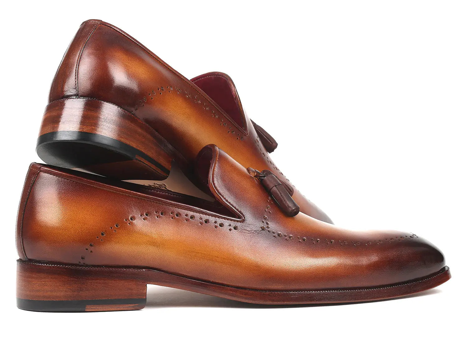 Paul Parkman Men's Tassel Loafer Brown (ID#66T81-BRW) - GLR SHOPPING