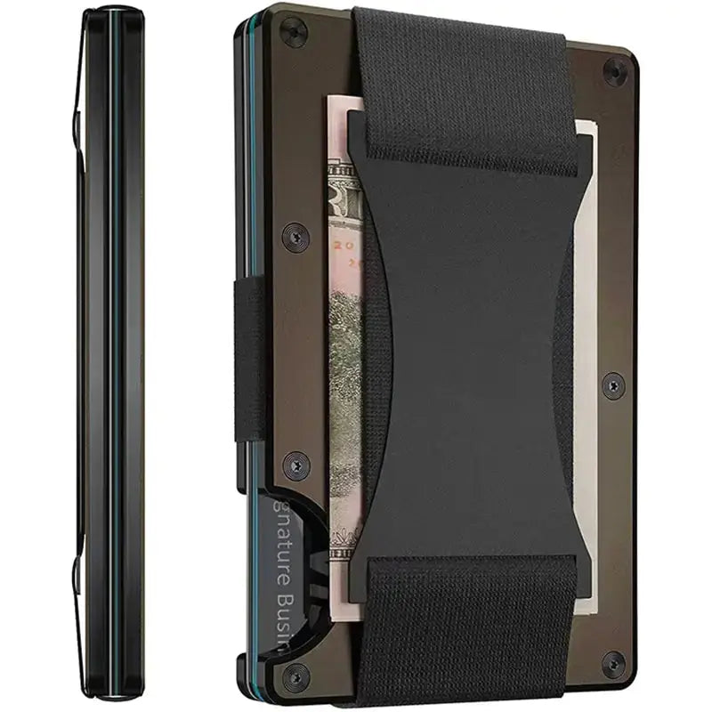 Minimalist Men Slim Wallet-Rfid Shielded - GLR SHOPPING