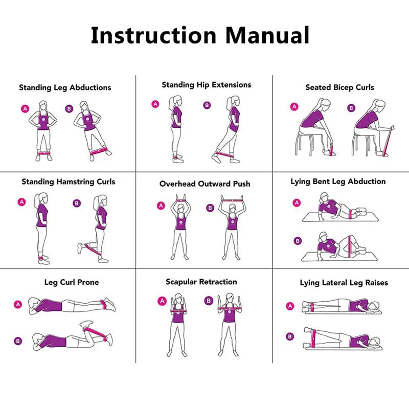 Training Fitness Resistance Bands - GLR SHOPPING