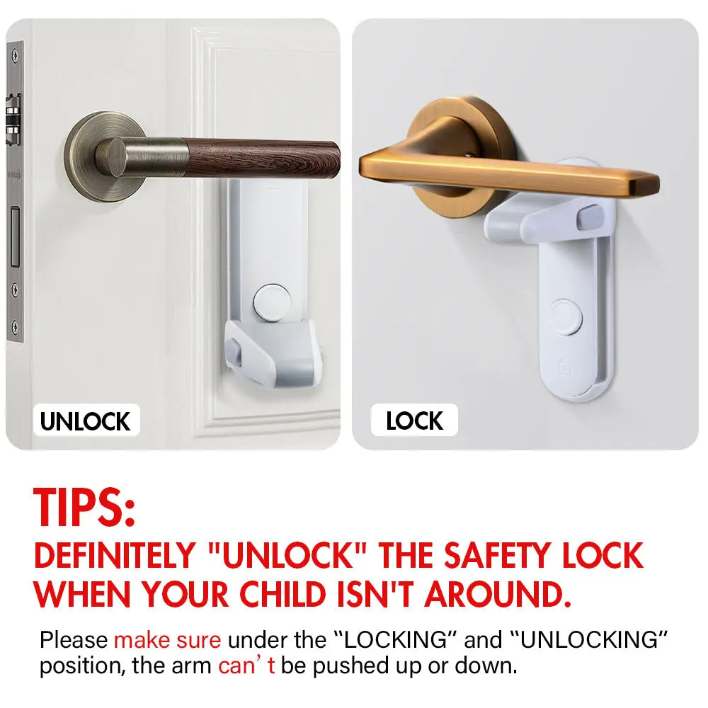 Baby Safety Door Lever Lock - GLR SHOPPING