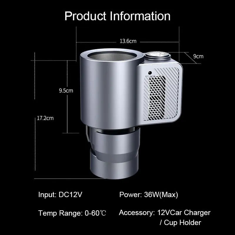 2 In 1 Car Heating Cooling Cup - GLR SHOPPING
