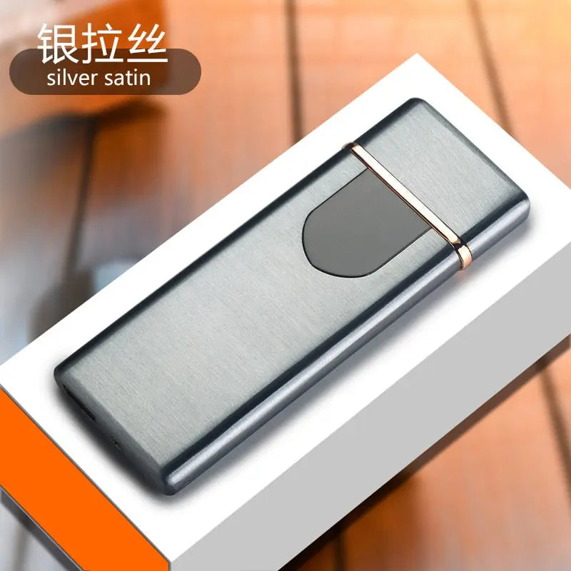 Windproof electronic ultra-thin USB cigarette lighter - GLR SHOPPING