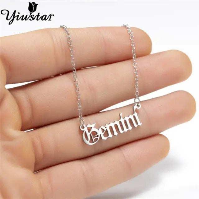 Star Sign Necklace - GLR SHOPPING