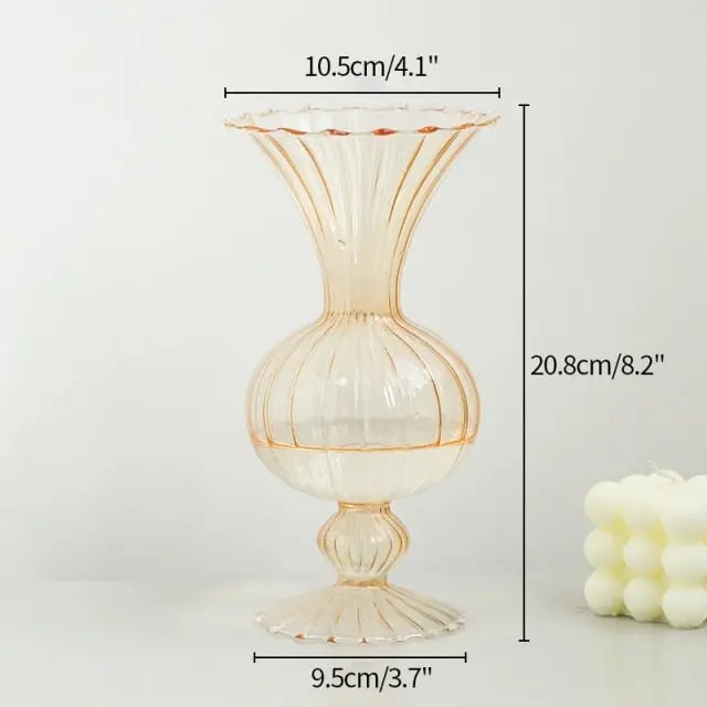 Transparent Flower Vase - GLR SHOPPING