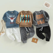 Cow Head Print Baby Boy Clothes Set - GLR SHOPPING