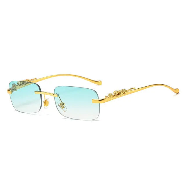 Rimless Square Sunglasses - GLR SHOPPING