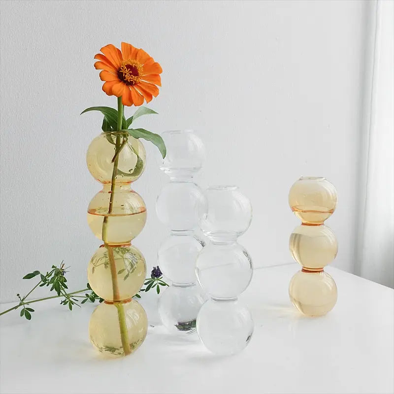 Transparent Flower Vase - GLR SHOPPING